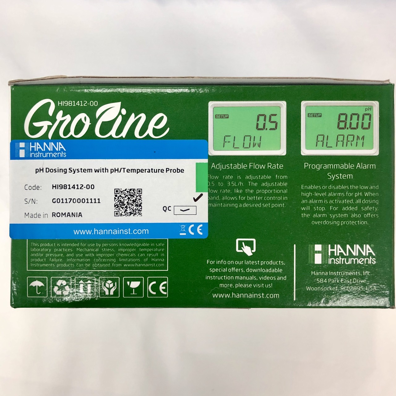 Bộ Điều Khiển pH Kết Hợp Bơm Chuyên Trong Thủy Canh GroLine Bộ Điều Khiển pH Kết Hợp Bơm Chuyên Trong Thủy Canh GroLine