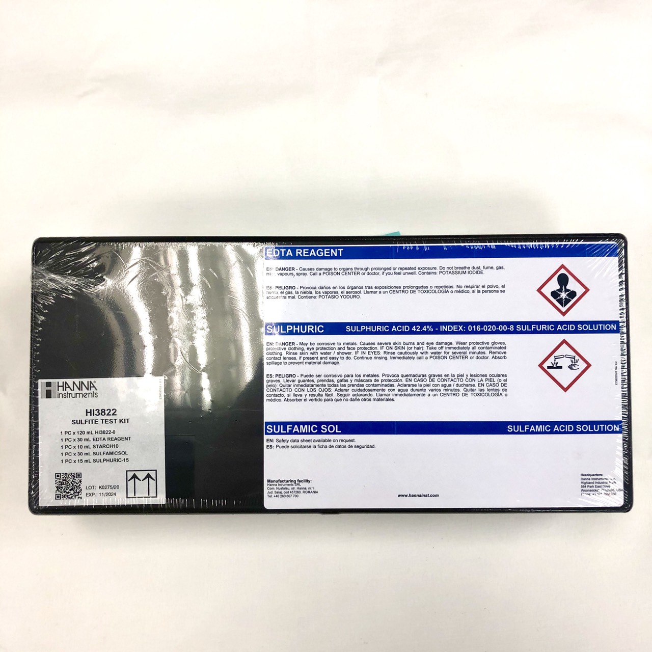 Bộ Dụng Cụ Đo Sunfit Trong Nước Sạch Kèm Thuốc Thử 100 Lần Đo