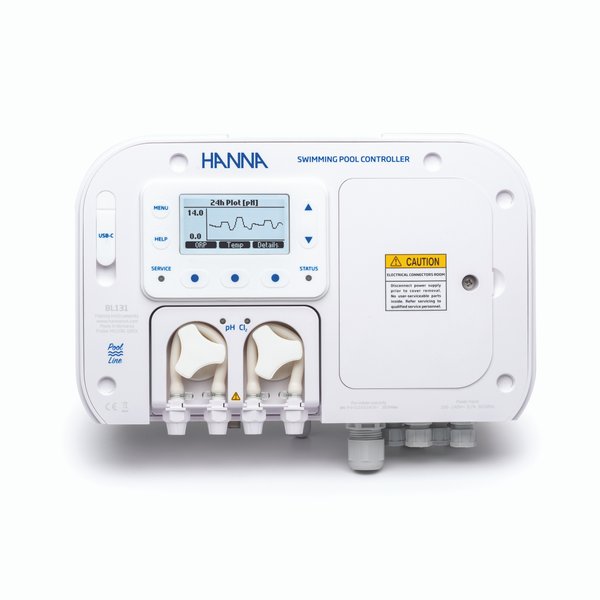 Bộ kiểm soát pH/ORP trong bể bơi, kết hợp bơm, ngõ ra 4-20 mA