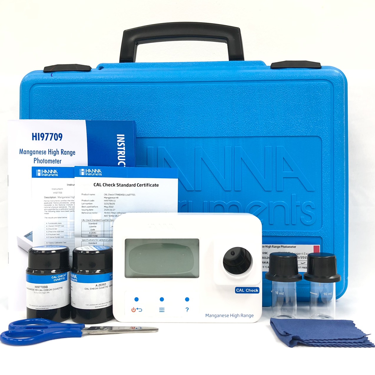  Combo Máy Quang Đo Mangan Thang Cao Kèm Dung Dịch Chuẩn CAL Check