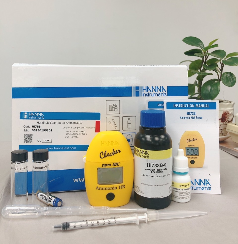 Máy Đo Amonia Thang Cao Trong Nước Sạch