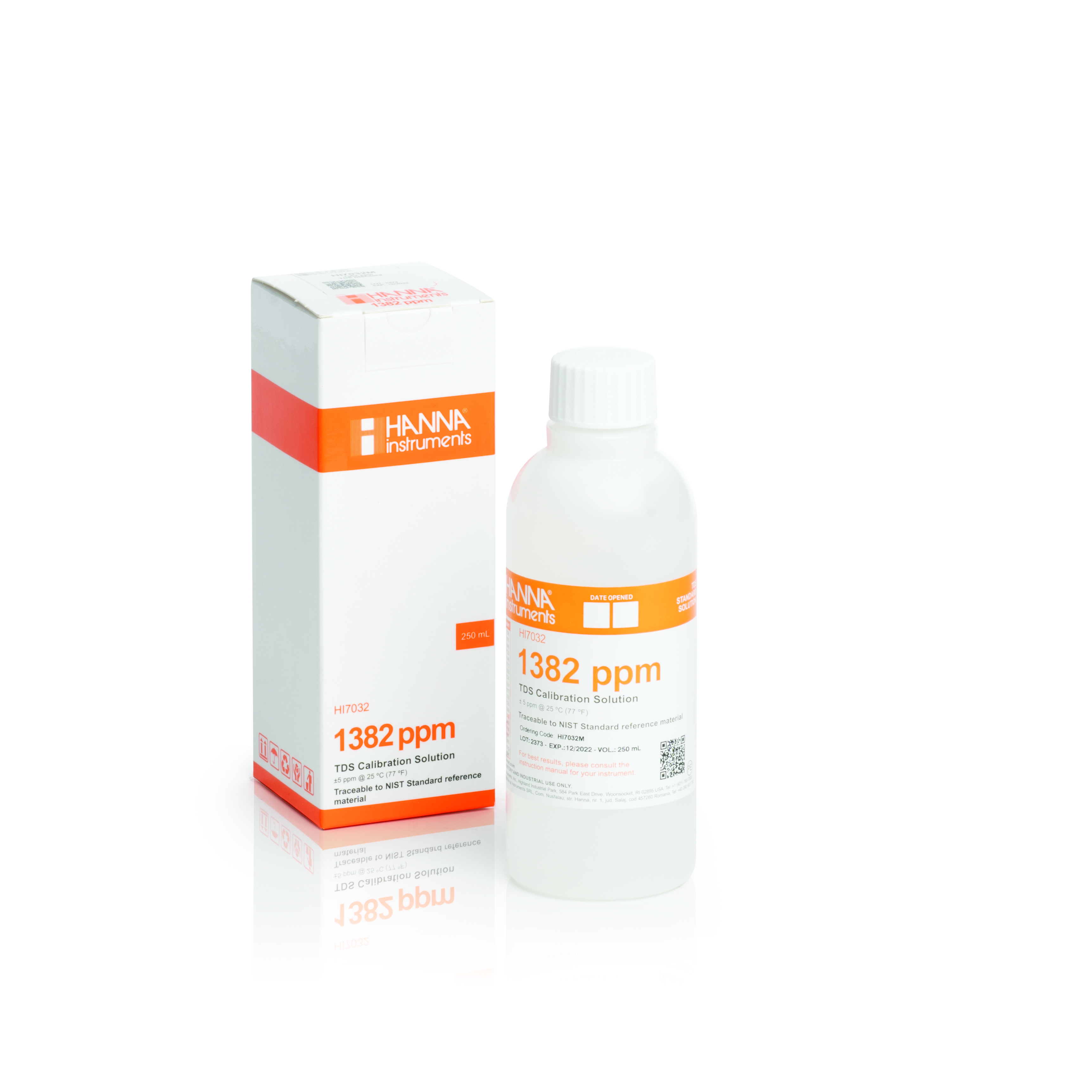 Dung Dịch Hiệu Chuẩn TDS 1382 mg/L (ppm), Chai 230mL
