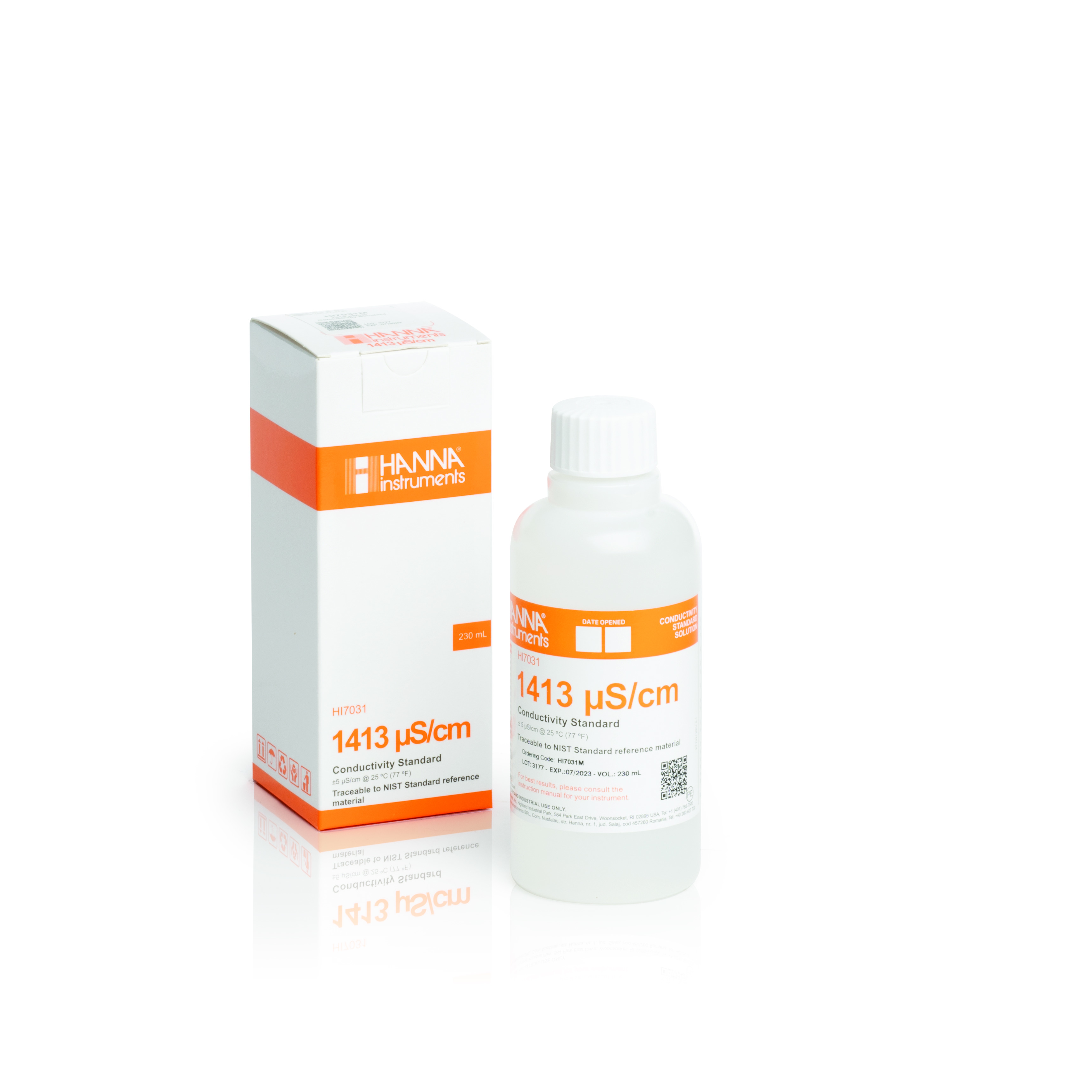 Dung Dịch Hiệu Chuẩn Độ Dẫn (EC) 1413 µS/cm, Chai 230mL 