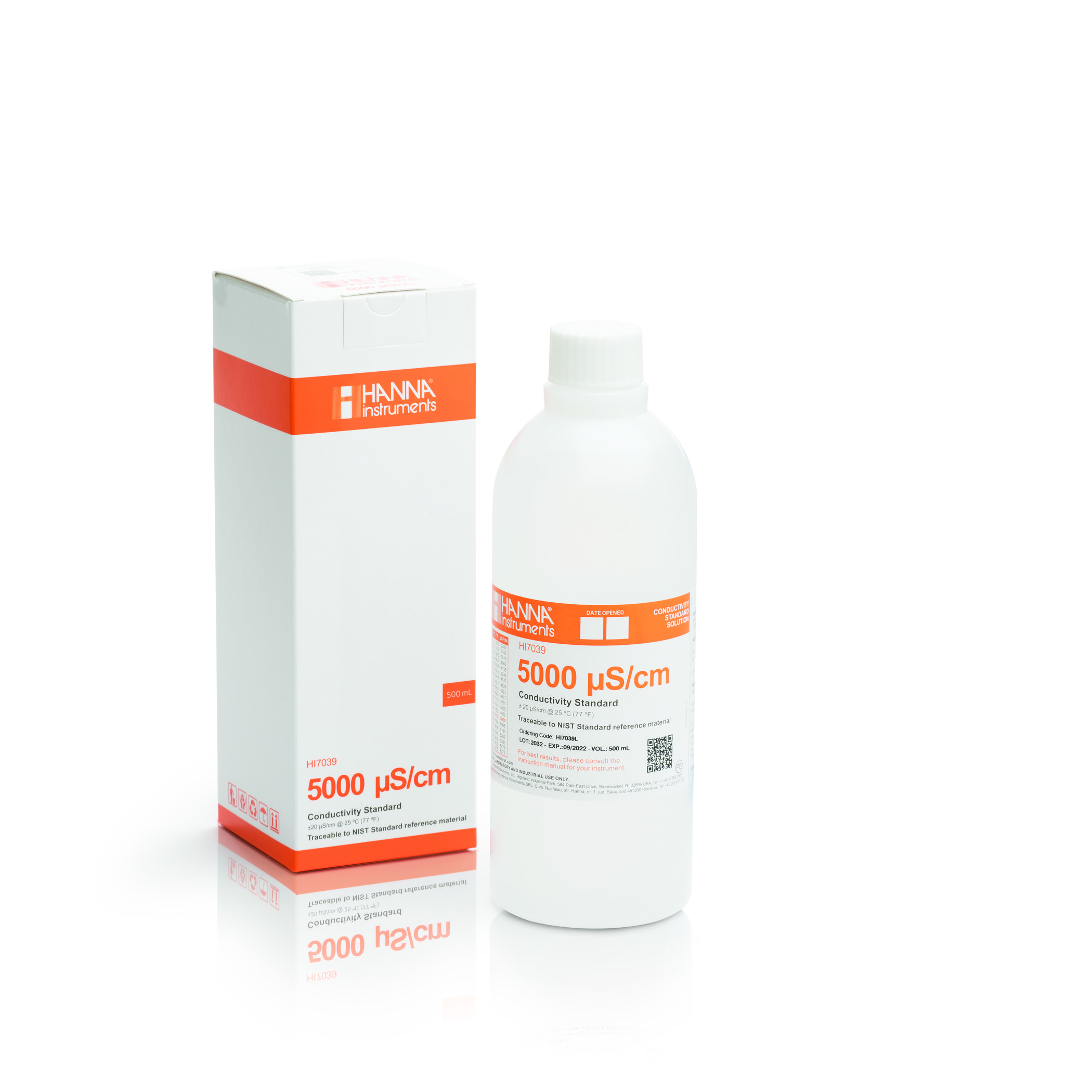 Dung Dịch Hiệu Chuẩn Độ Dẫn (EC) 5000 µS/cm, Chai 500mL