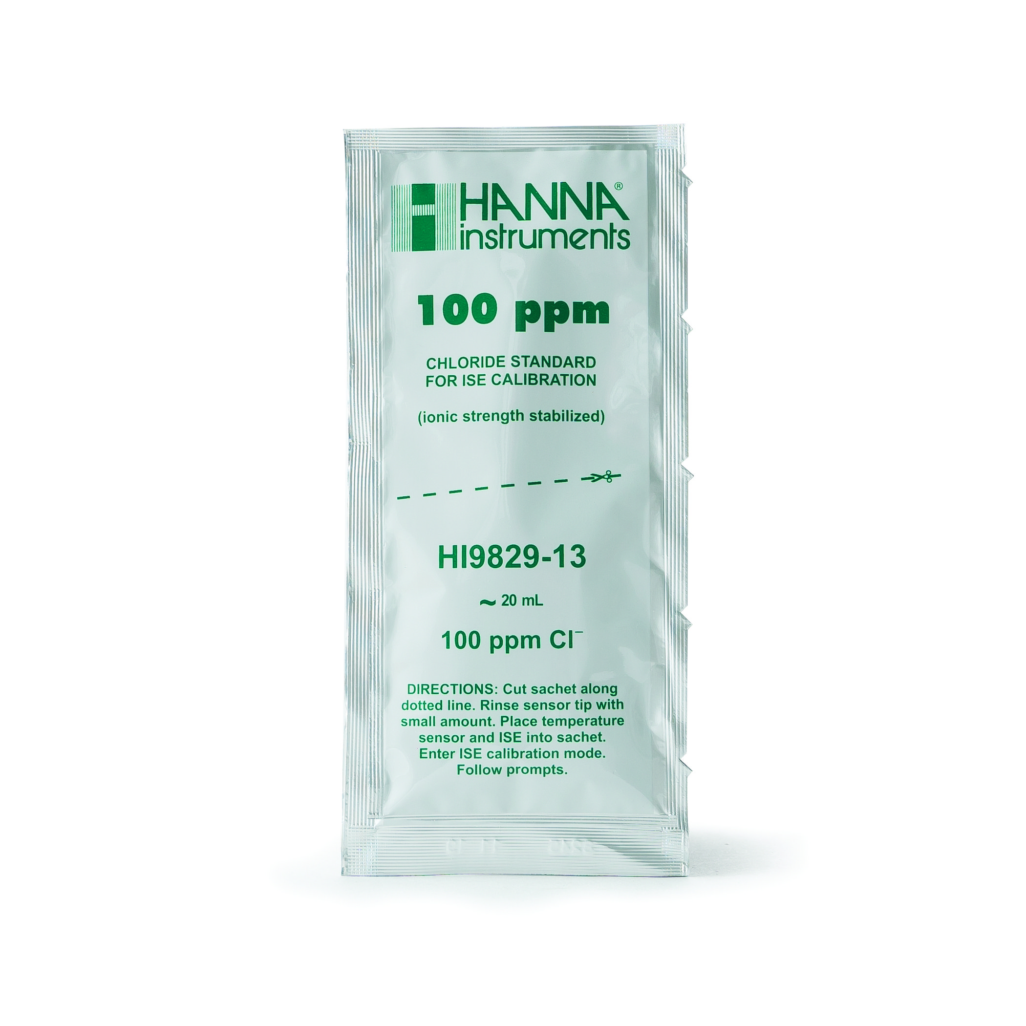 Dung Dịch Hiệu Chuẩn Cloride 100ppm Dạng Gói 20mL (25 Gói)