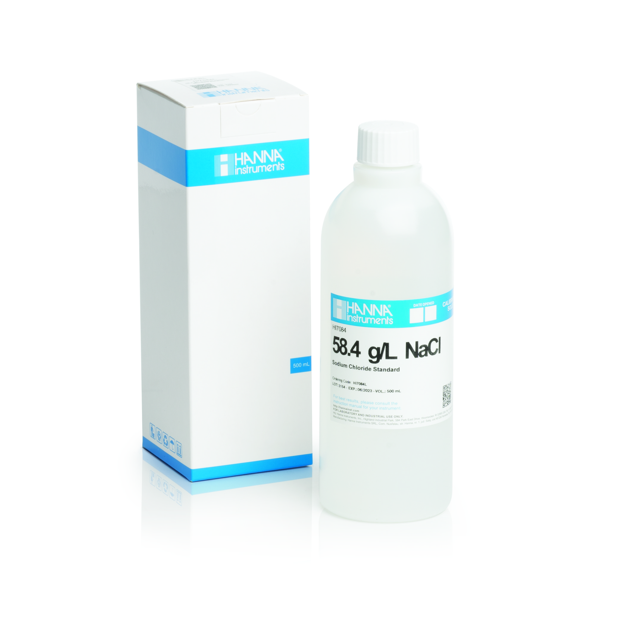 Dung Dịch Hiệu Chuẩn NaCl 58.4 g/L,Chai 500 mL