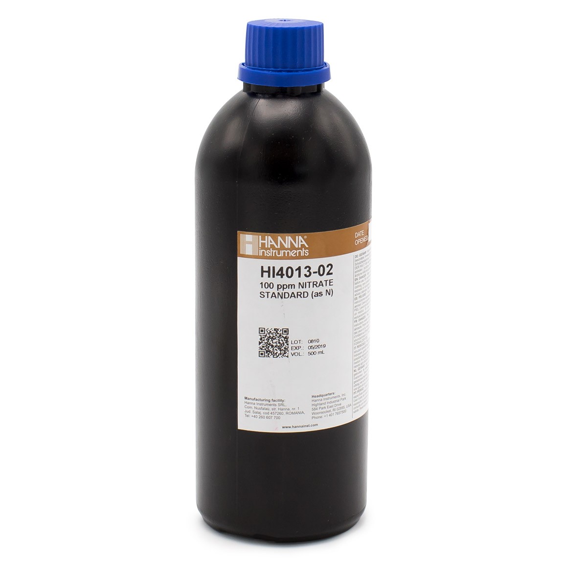 Dung Dịch Hiệu Chuẩn Nitrat 100ppm, 500 mL