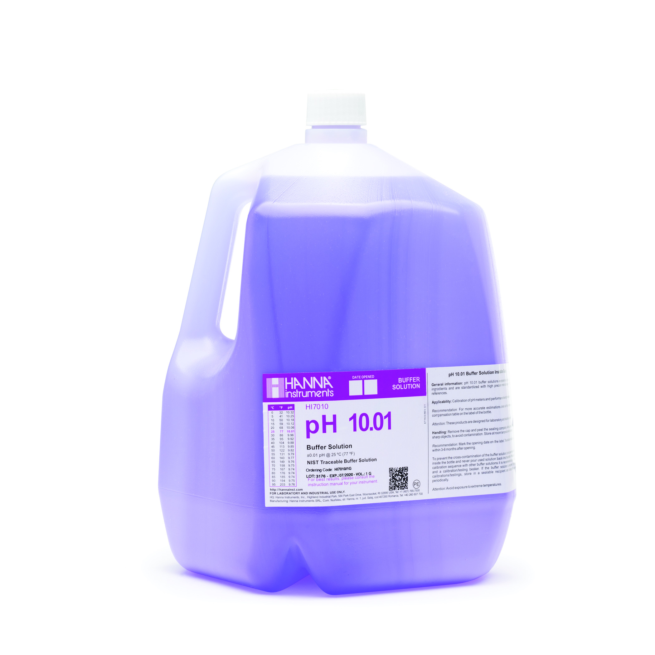 Dung Dịch Hiệu Chuẩn pH 10.01, Chai 3.75Lít