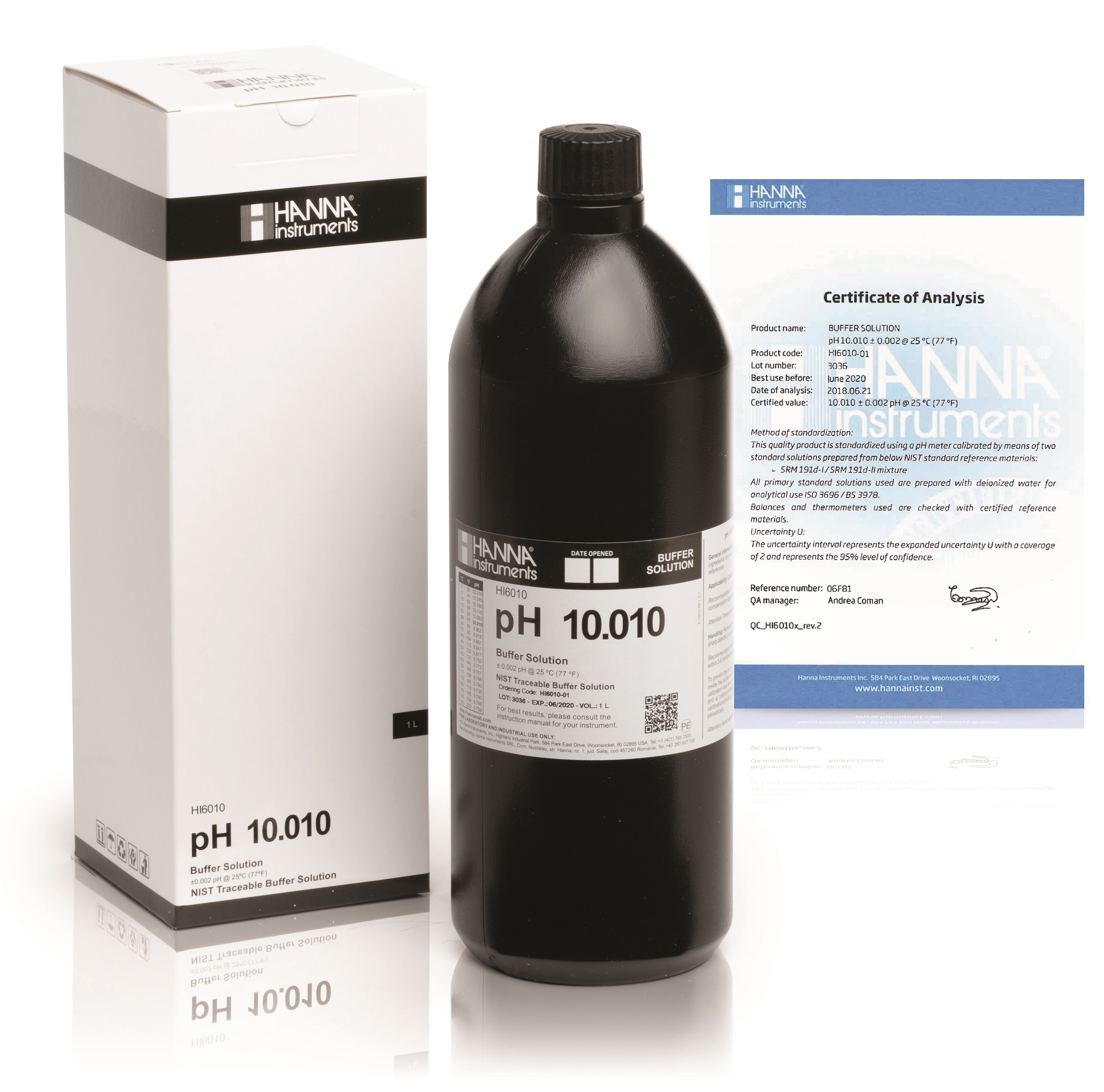 DUNG DỊCH HIỆU CHUẨN pH 10.010, 1 lít