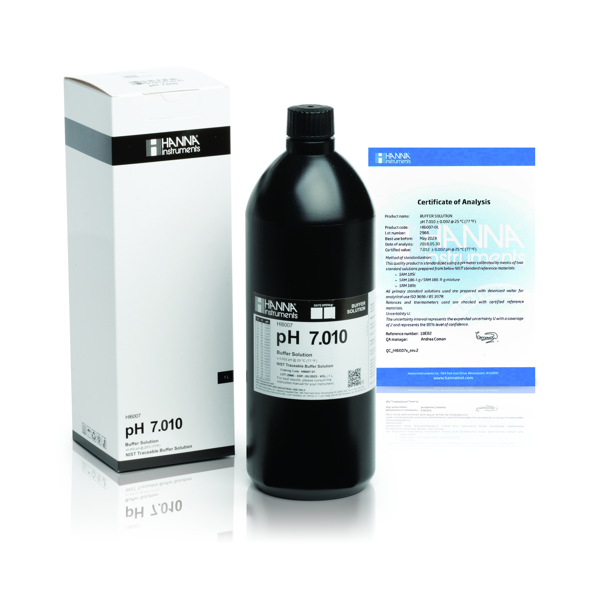 Dung Dịch Hiệu Chuẩn Millesimal pH 7.010, 1 lít