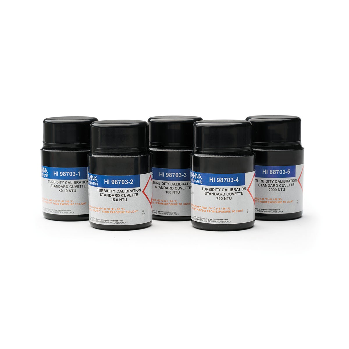 Dung Dịch Hiệu Chuẩn Độ Đục (<0.10, 15, 100, 750 và 2000 NTU)