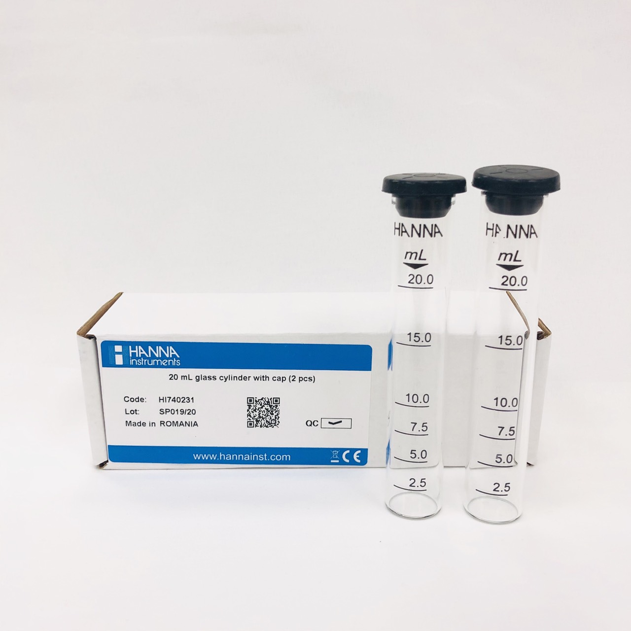 Cuvet 20mL Kèm Nắp Cho Bộ Dụng Cụ Đo HI380xx, 2 Cái