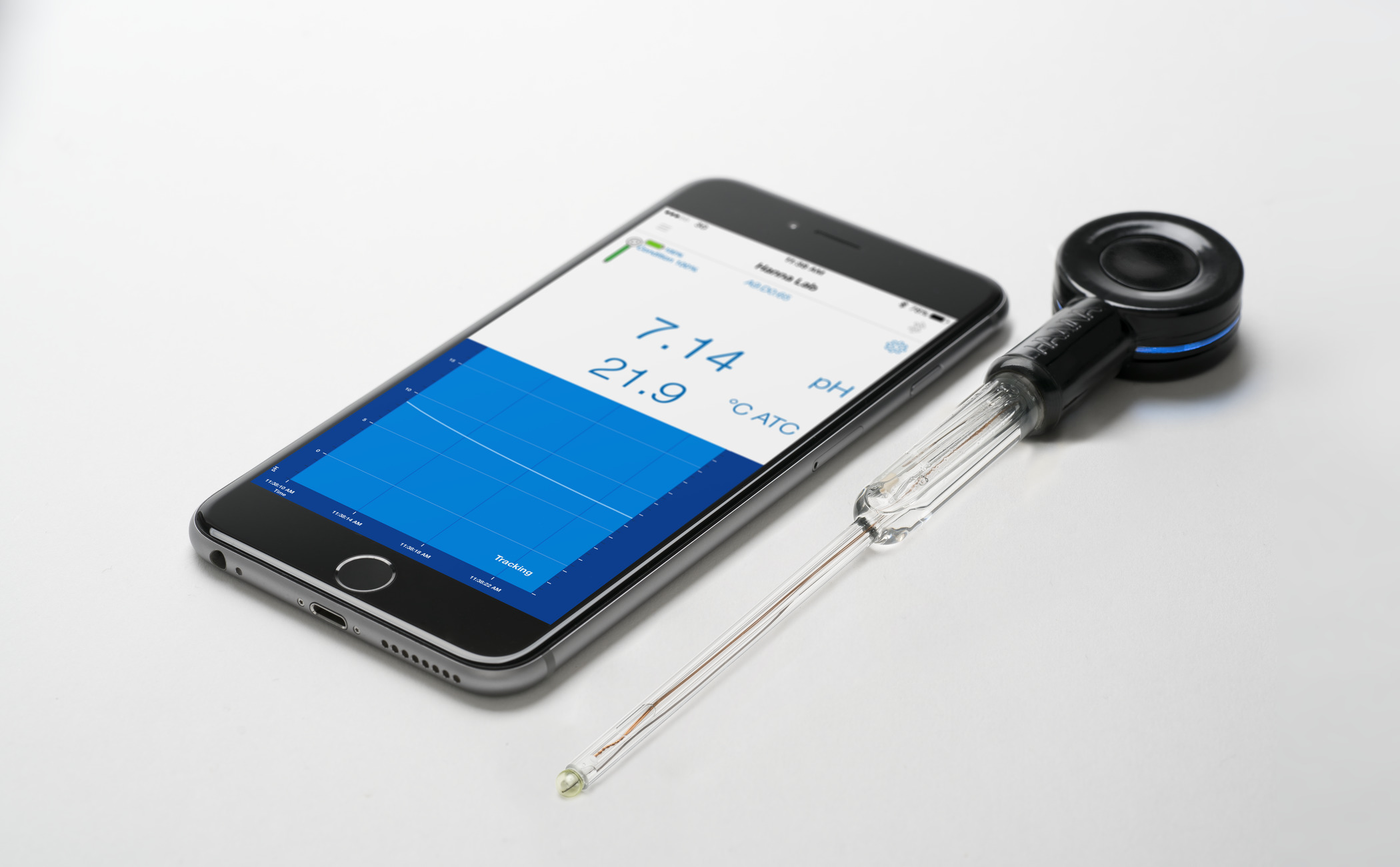 Điện Cực Bluetooth Đo pH Trong Nơi Hẹp Như Ống Nghiệm