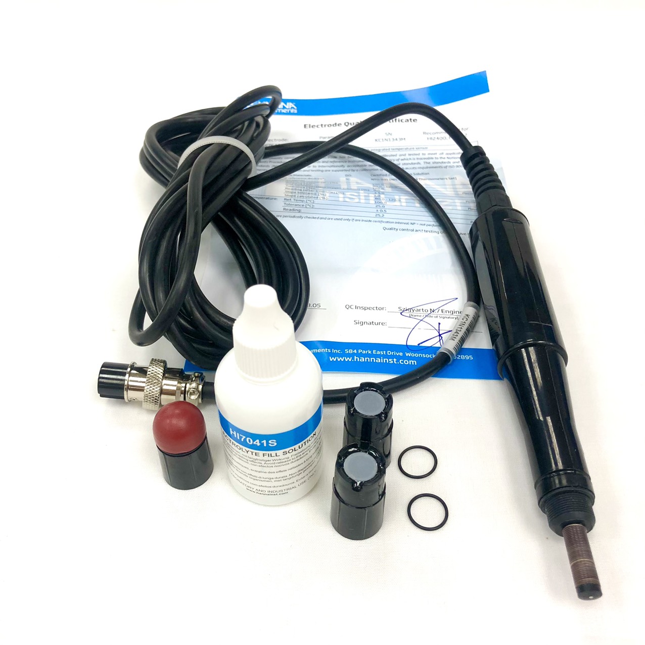 Điện Cực Oxy Hòa Tan (DO) Polarographic Cho Máy HI9142, Cáp 4m Điện Cực Oxy Hòa Tan (DO) Polarographic Cho Máy HI9142, Cáp 4m