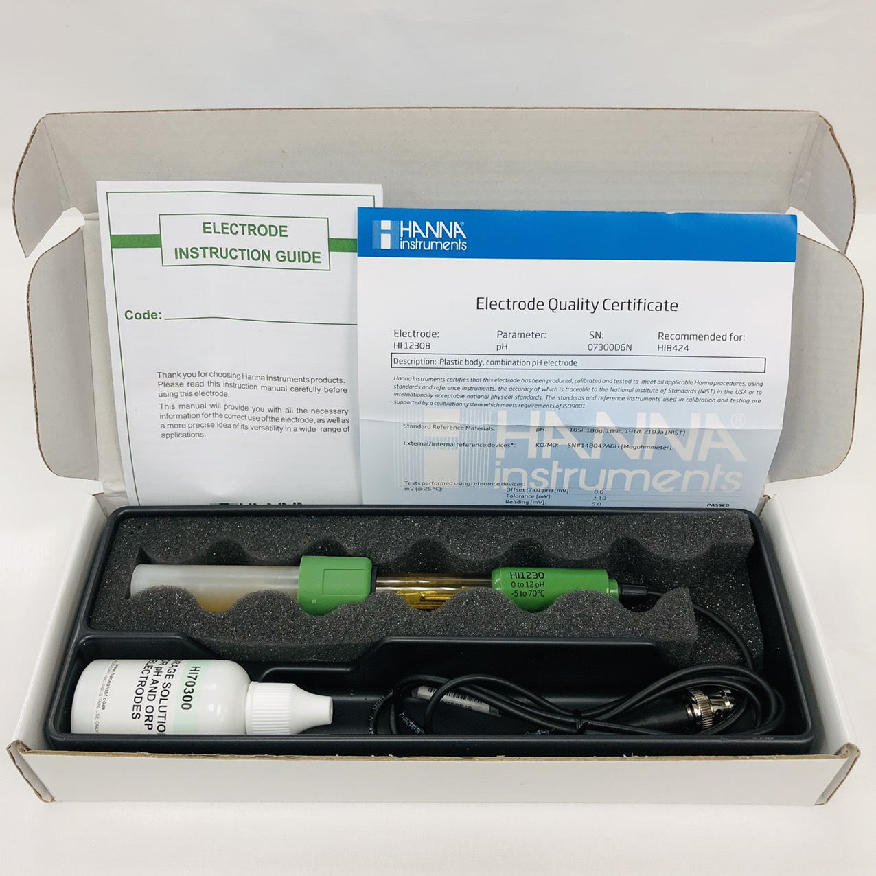 Điện Cực pH Thân Bằng Nhựa Cổng BNC Điện Cực pH Thân Bằng Nhựa Cổng BNC