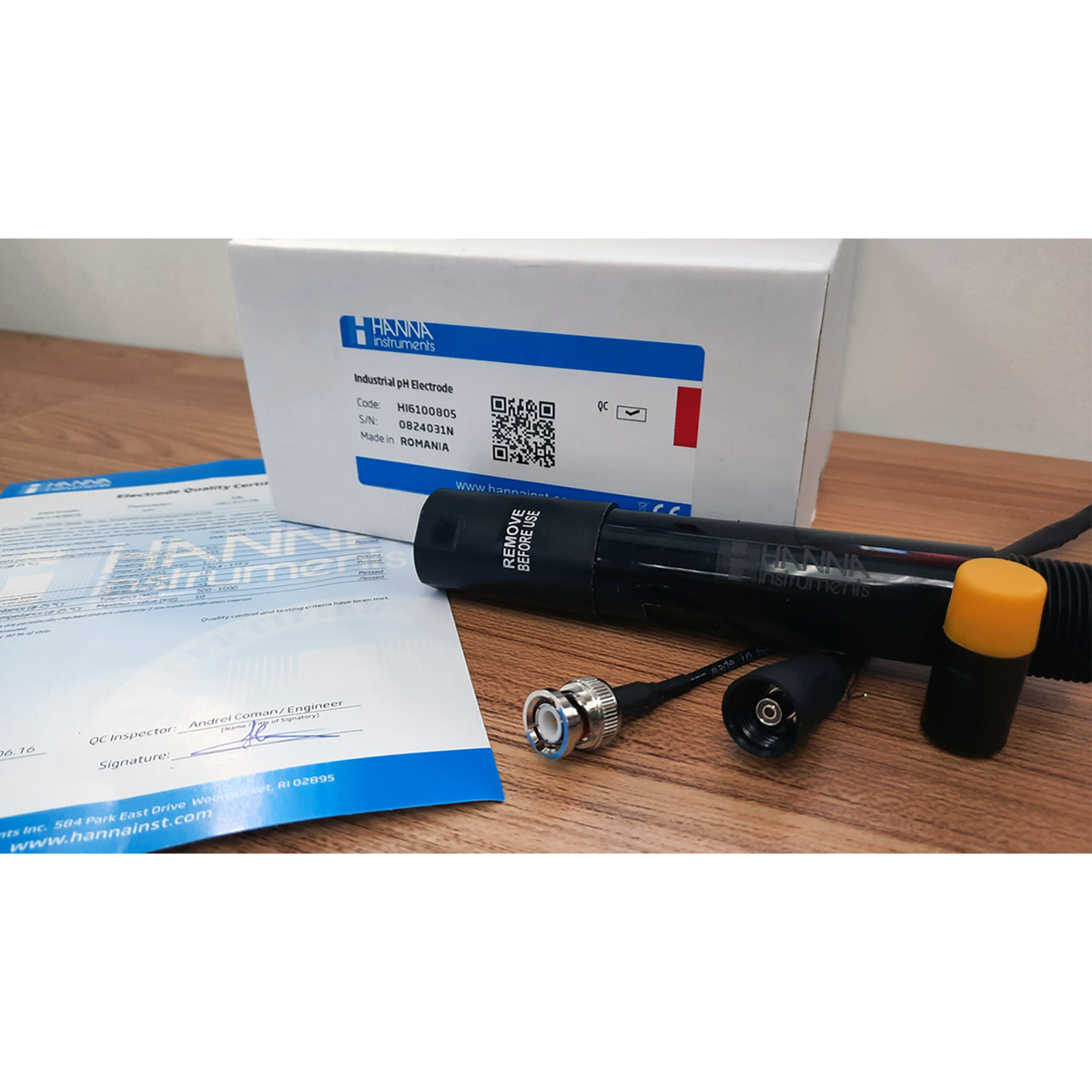 Điện Cực pH Phẳng Dùng Pin, Cáp 5m Điện Cực pH Phẳng Dùng Pin, Cáp 5m