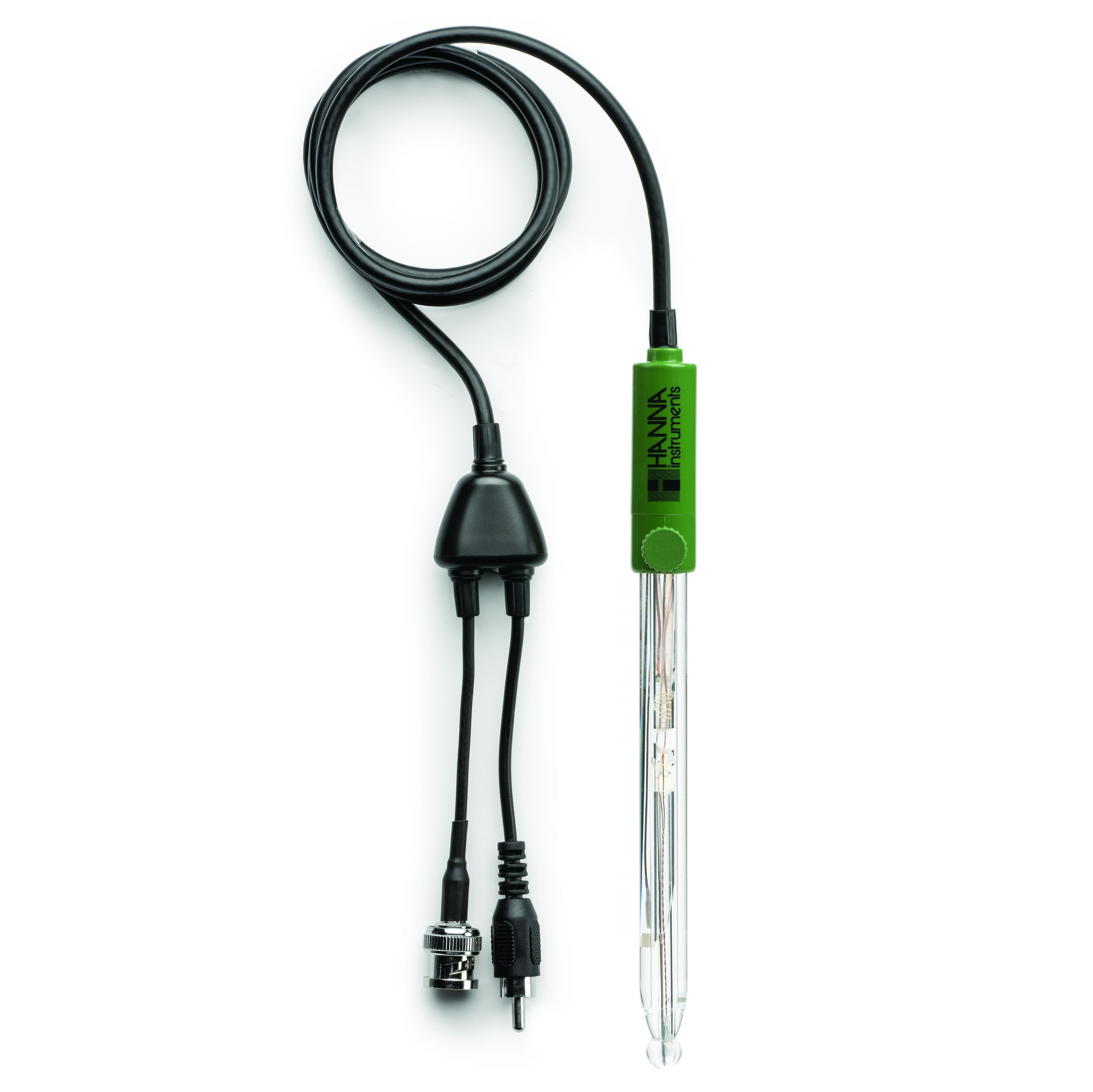 Điện Cực pH/Nhiệt Độ Thủy Tinh Cổng BNC+RCY