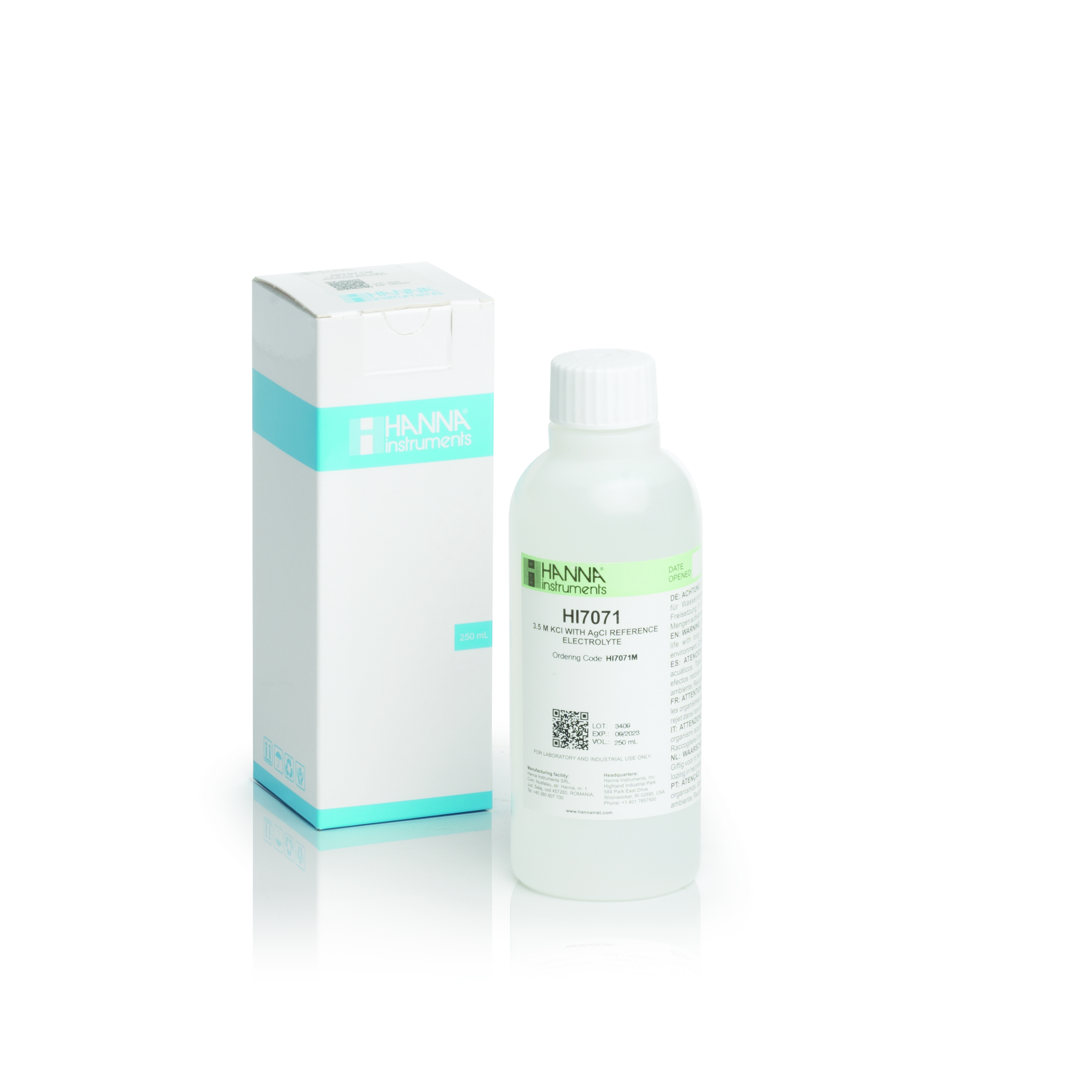 Dung Dịch Châm Điện Cực pH Mối Nối Đơn, 230mL