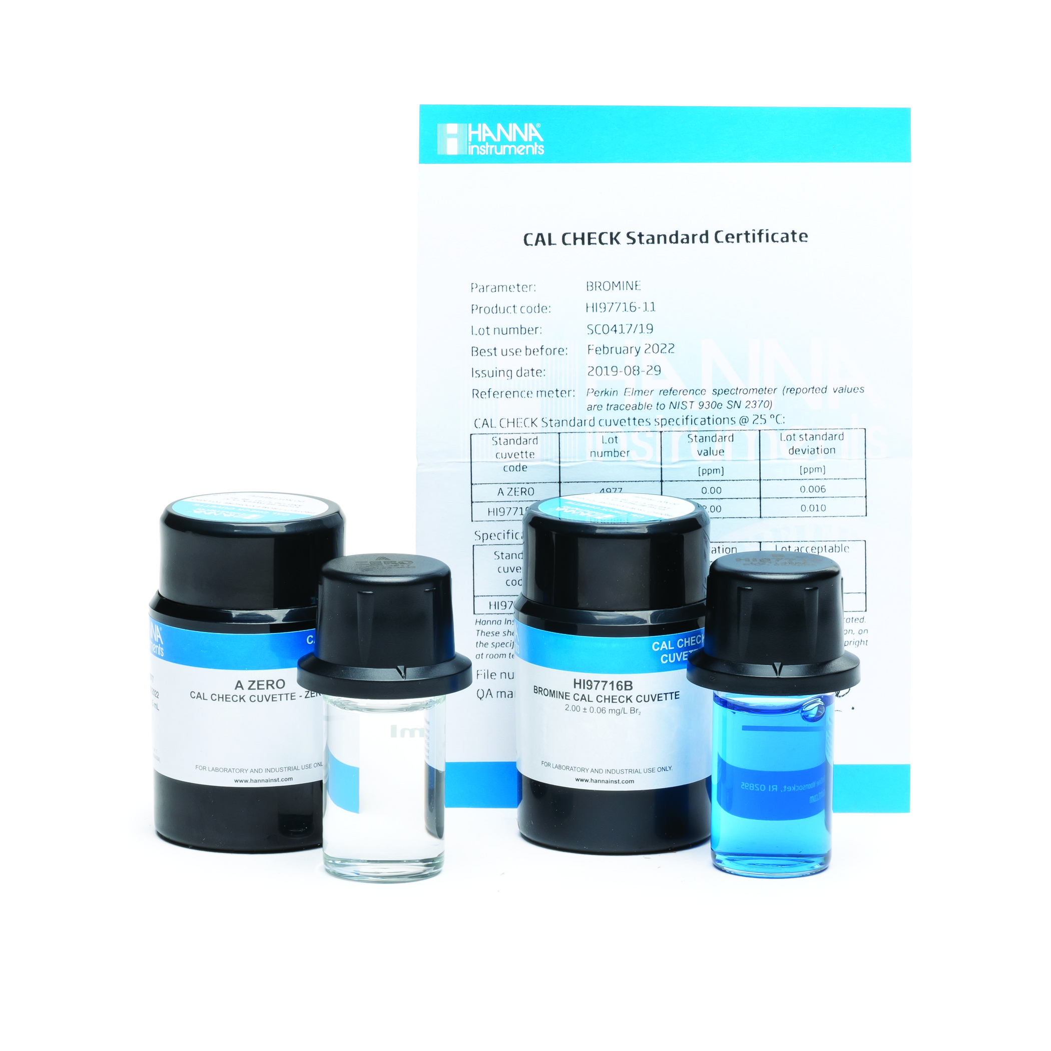 Dung Dịch CAL Check™ Chuẩn Brôm Dùng Cho Máy HI97716