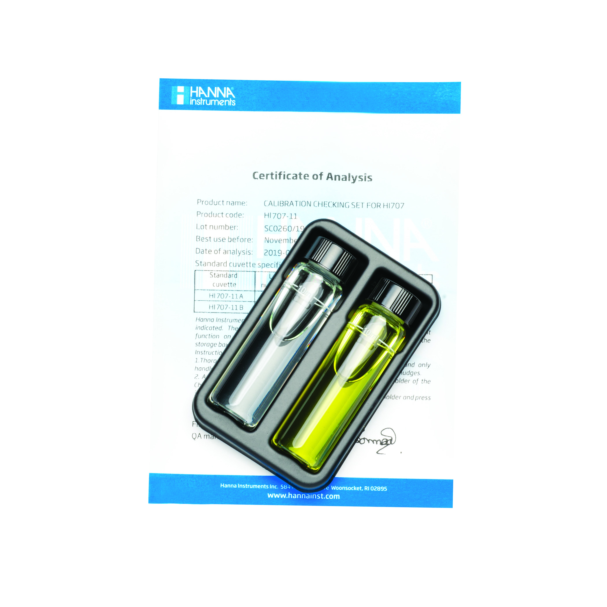 Dung Dịch Kiểm Tra Máy Đo Nitrit Thang Thấp HI707