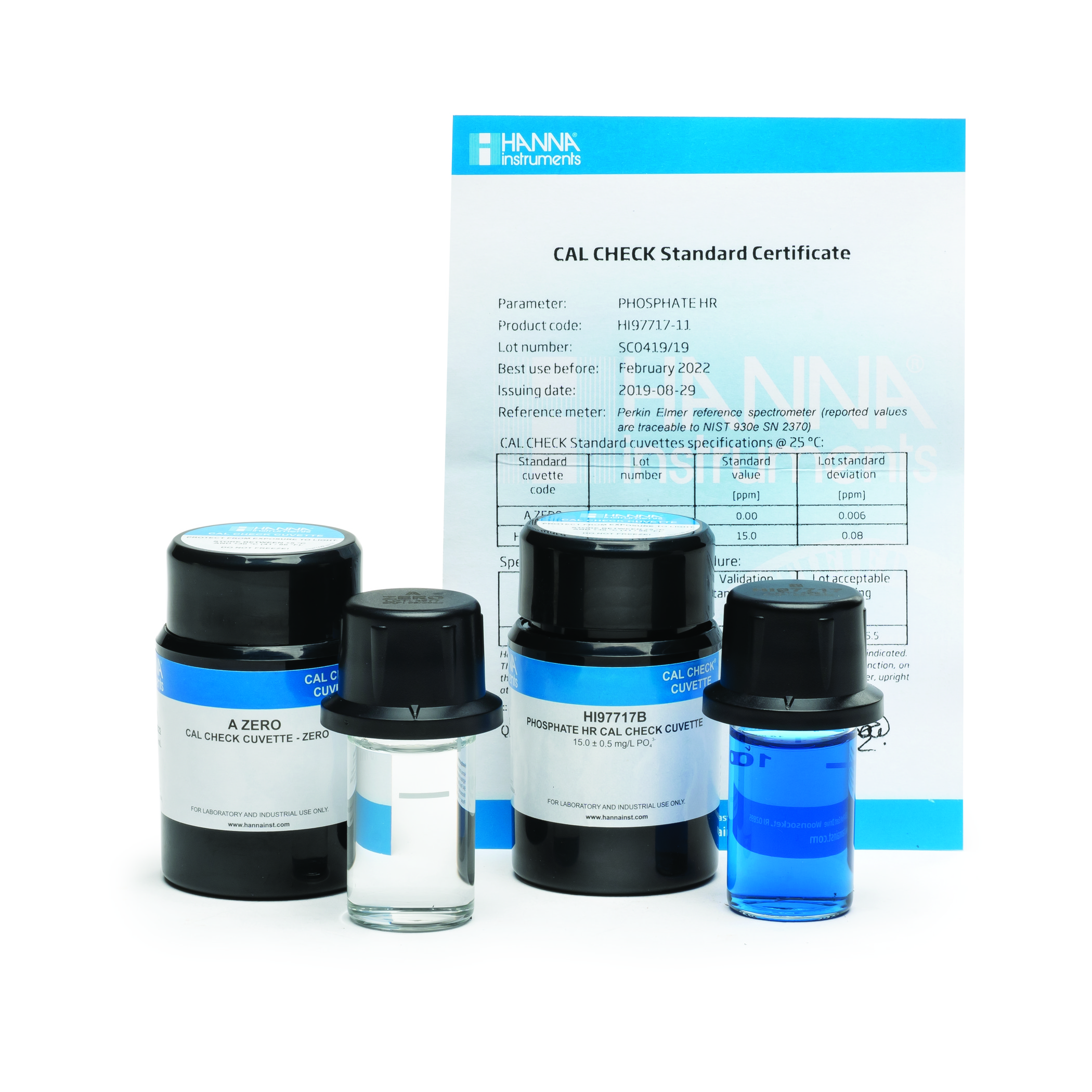 Dung Dịch CAL Check™ Chuẩn Photphat Thang Thấp Dùng Cho Máy HI97713