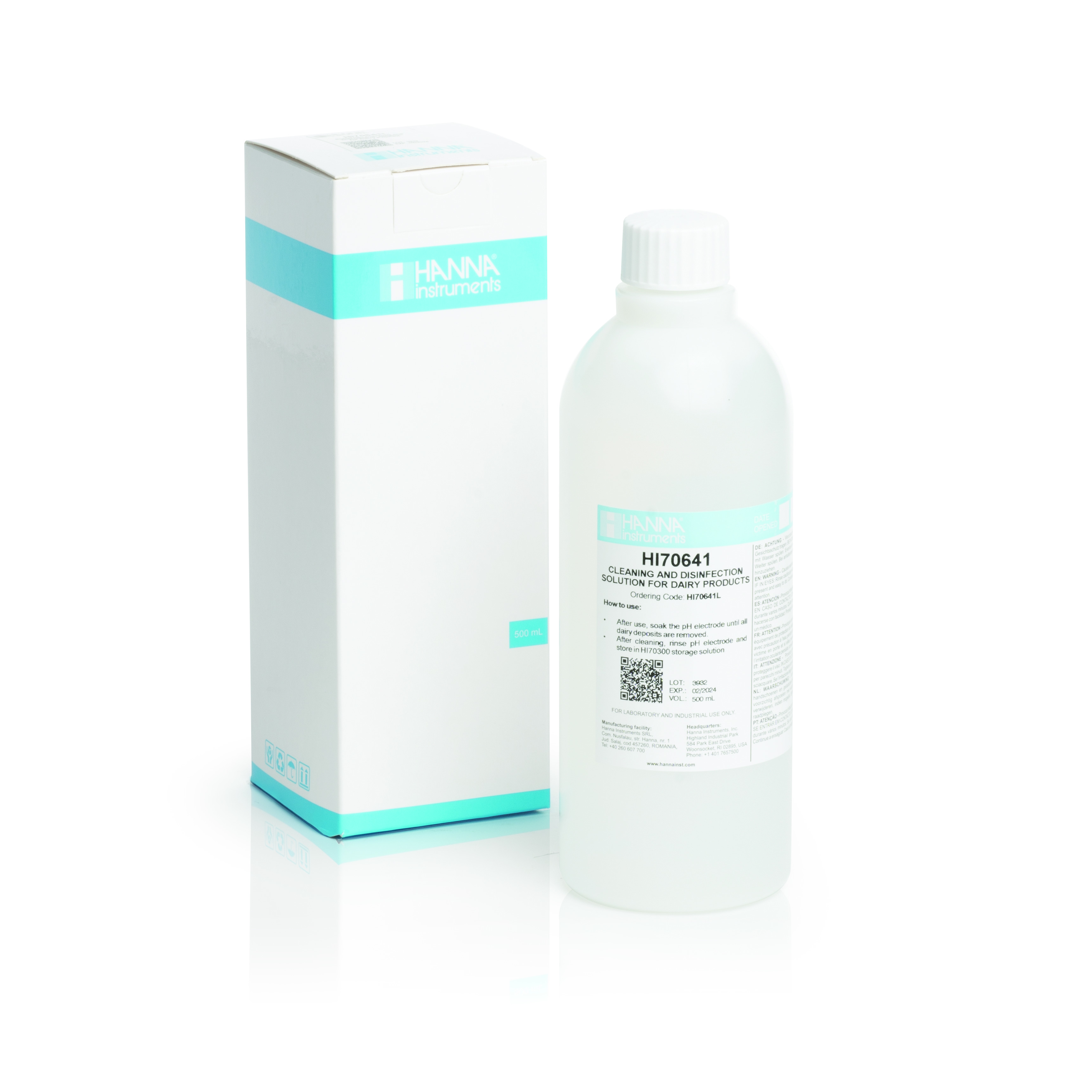 Dung Dịch Rửa Điện Cực Trong Các Sản Phẩm Từ Sữa, 500 mL Dung Dịch Rửa Điện Cực Trong Các Sản Phẩm Từ Sữa, 500 mL