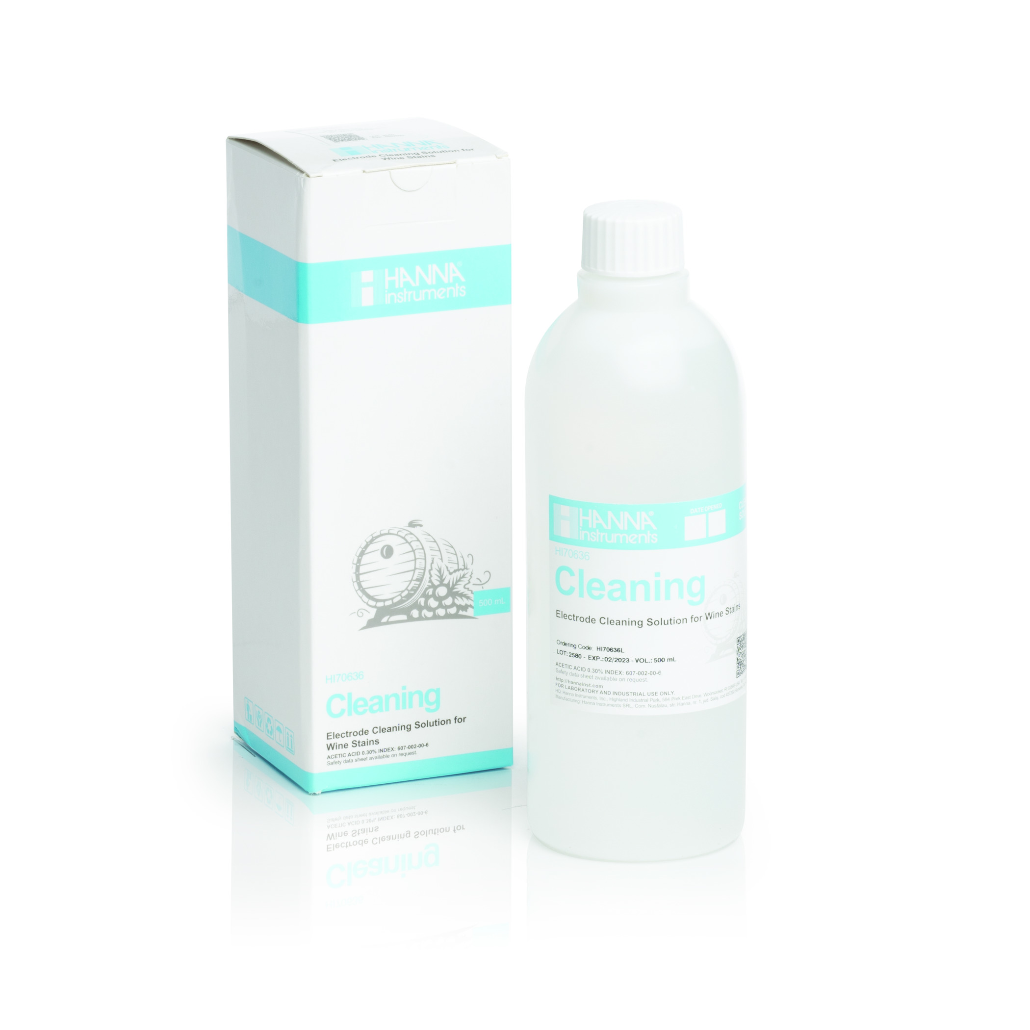 Dung Dịch Rửa Vết Màu Rượu Trên Điện Cực Sau Khi Đo Trong Rượu, 500 mL