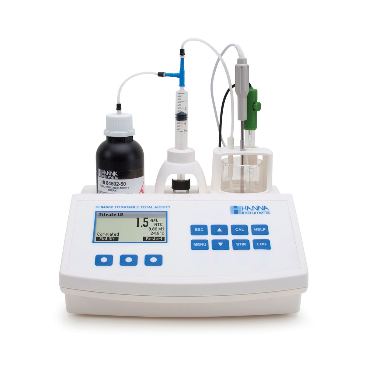 Thiết bị mini phân tích tổng nồng độ acid trong rượu