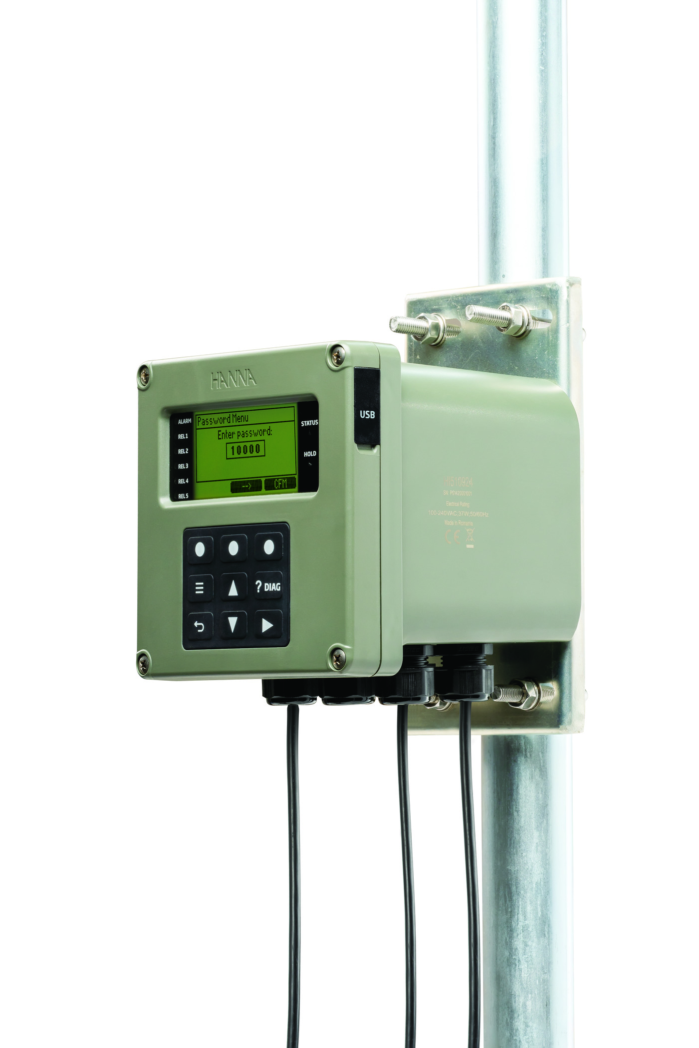 Màn Hình Kiểm Soát pH, ORP, EC, DO, Độ Đục Đồng Thời Màn Hình Kiểm Soát pH, ORP, EC, DO, Độ Đục Đồng Thời