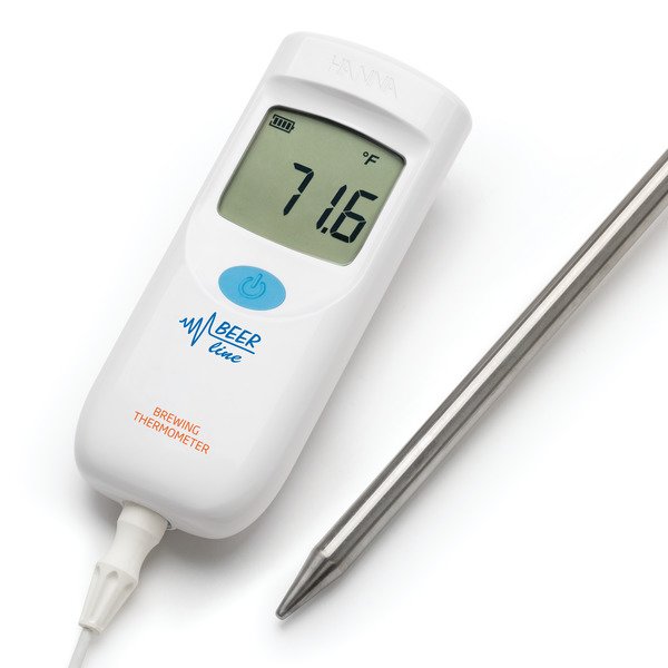 Máy Đo Nhiệt Độ (-20.0 đến 120.0°C) Đi Kèm Đầu Dò Cổng Tròn Cho Bia