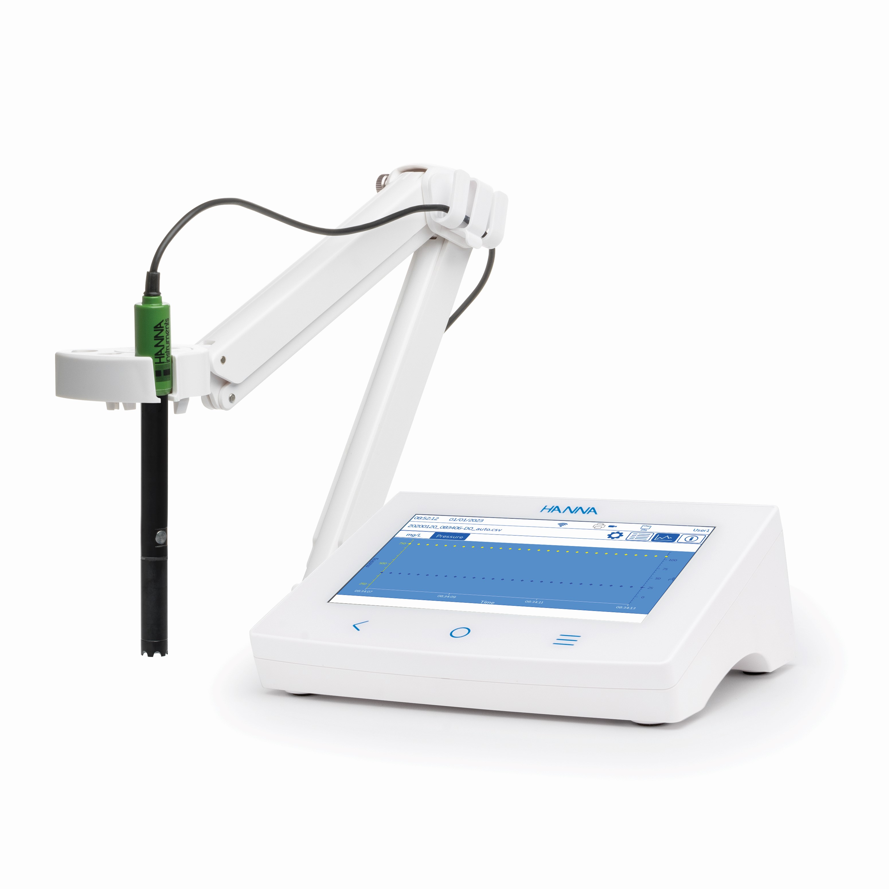 Máy Đo Oxy Hòa Tan/Nhiệt Độ Với Điện Cực Dạng Màng, Kết Nối Wifi, Ethernet Máy Đo Oxy Hòa Tan/Nhiệt Độ Với Điện Cực Dạng Màng, Kết Nối Wifi, Ethernet