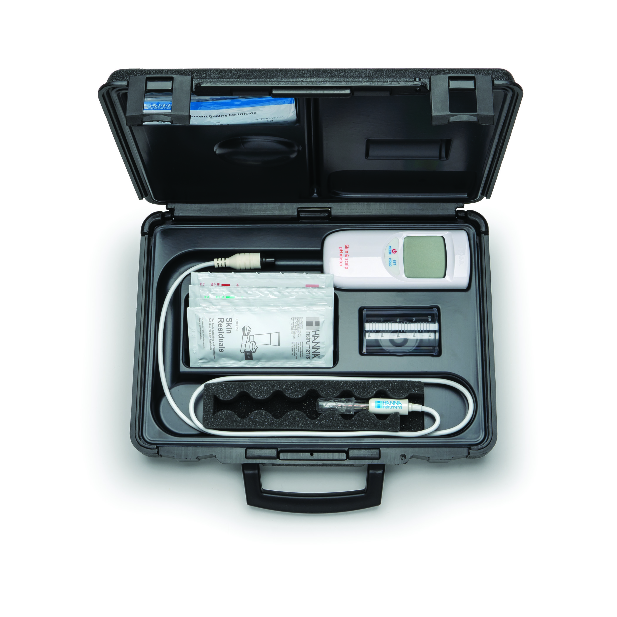 Máy Đo pH/Nhiệt Độ Trên Bề Mặt Da Người Và Da Đầu