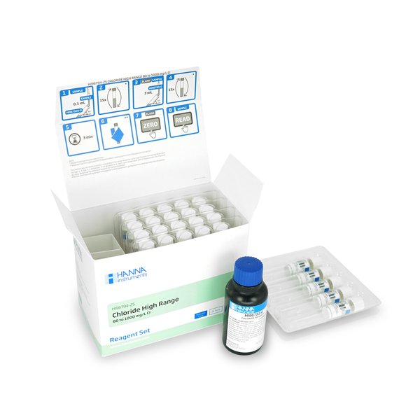 Thuốc Thử Cloride HR Dùng Cho Máy Đo, 25 Lần Đo