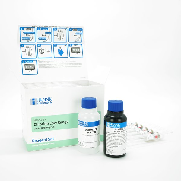 Thuốc Thử Cloride LR Dùng Cho Máy Đo, 25 Lần Đo