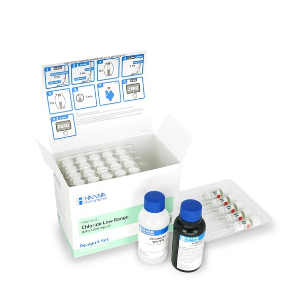 Thuốc Thử Cloride LR Dùng Cho Máy Đo, 25 Lần Đo