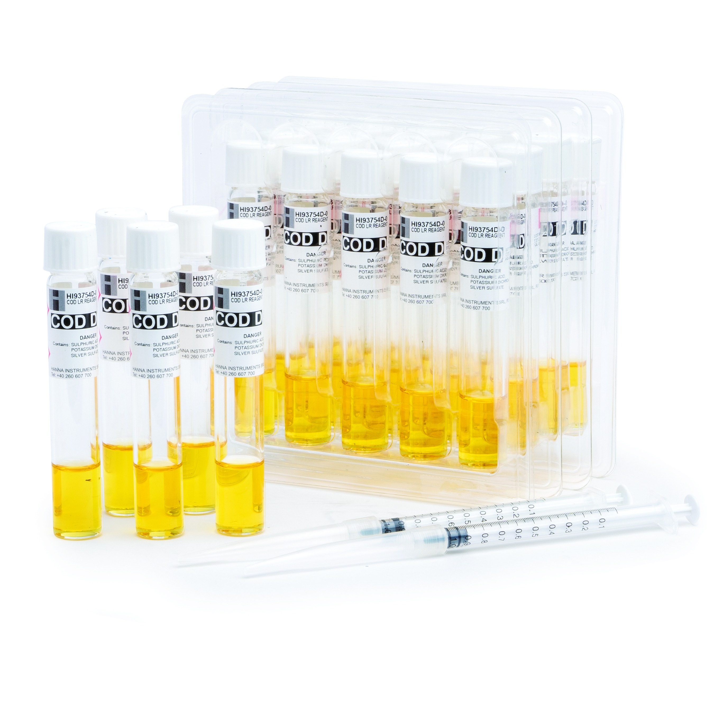 Thuốc Thử COD Không Thủy Ngân Thang Thấp 0 - 150 mg/L (25 ống) 