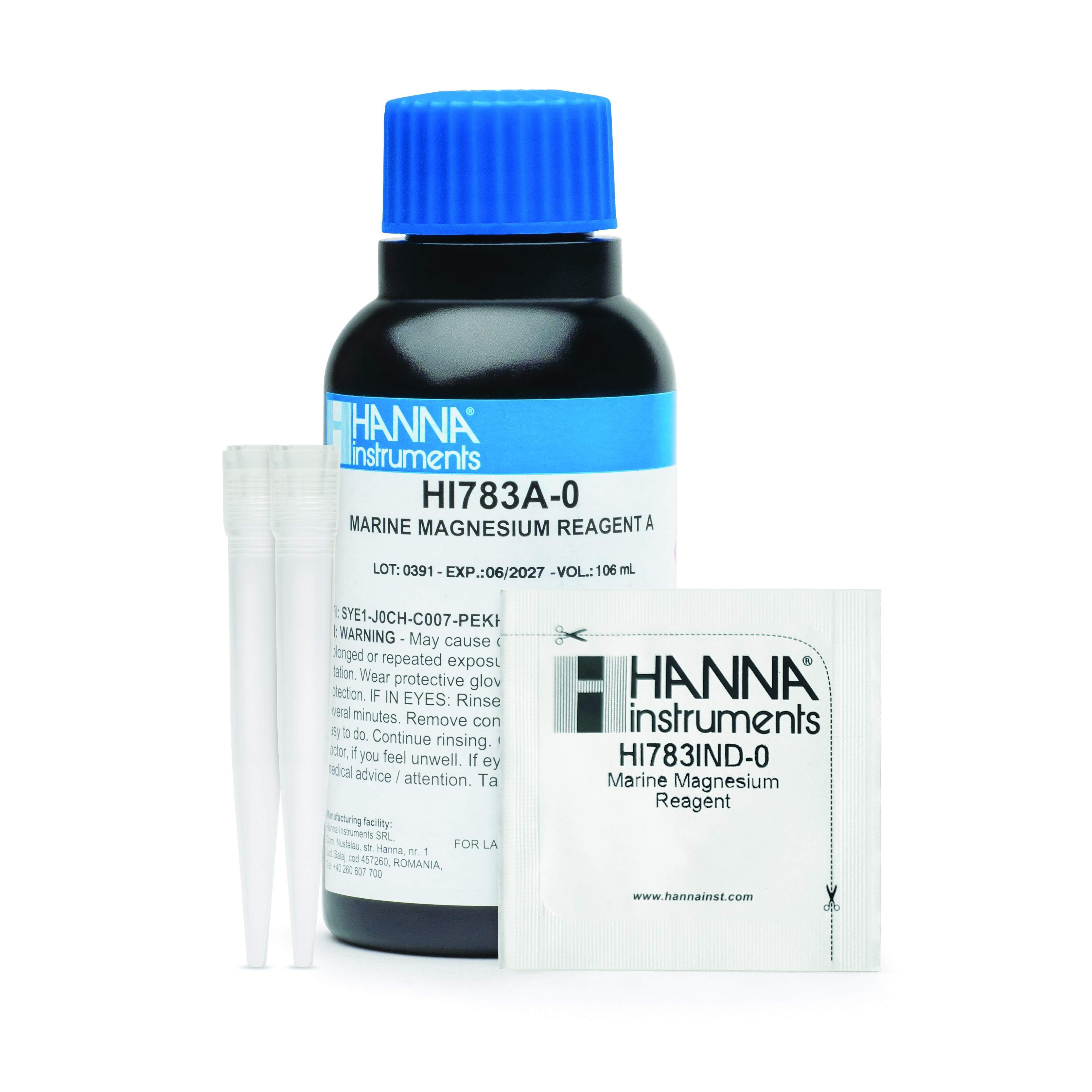 Thuốc Thử Cho Máy Đo Magie Trong Nước Mặn HI783, 25 Lần Đo