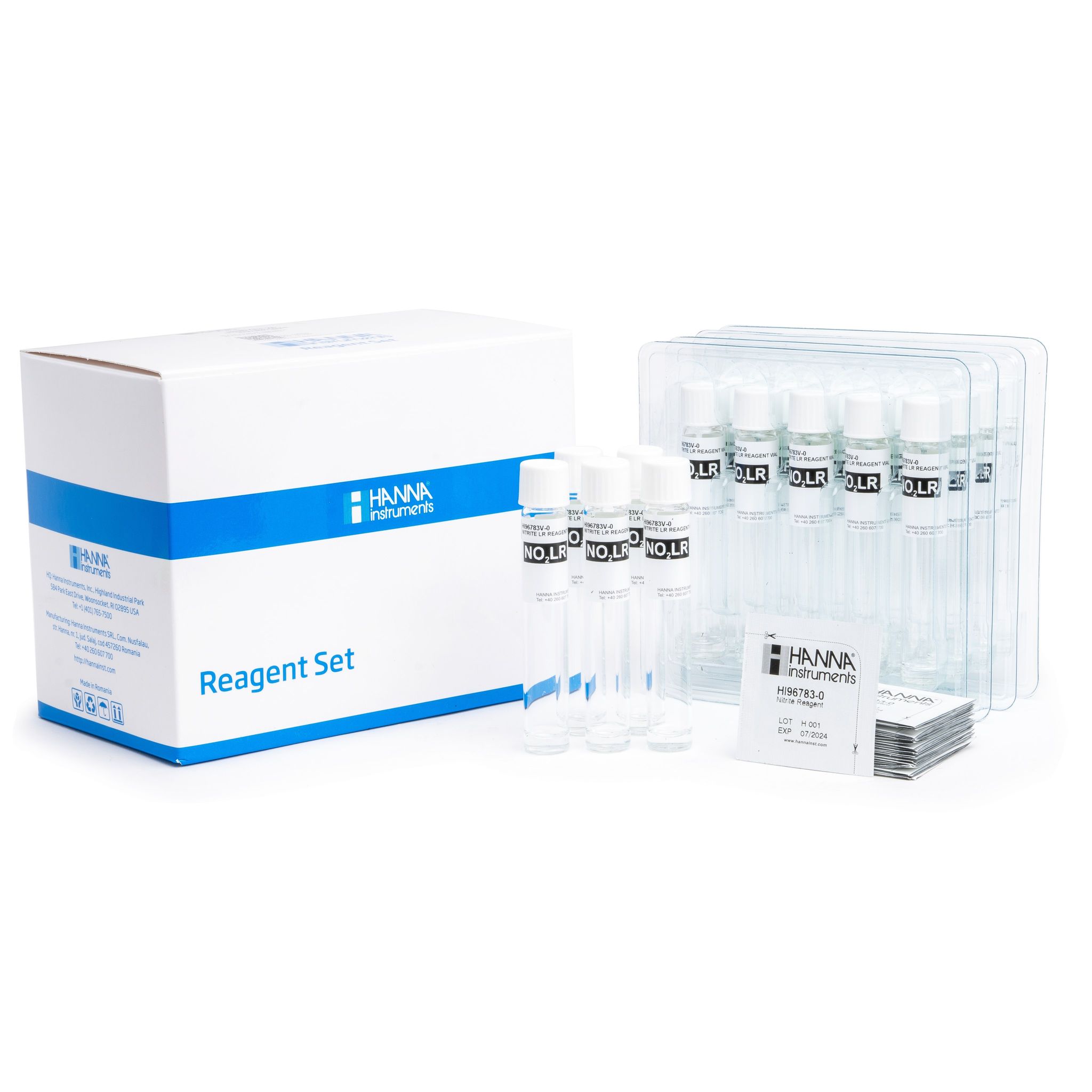 Thuốc Thử Nitrit Thang Thấp - Ống 16mm, 25 Lần Đo Thuốc Thử Nitrit Thang Thấp - Ống 16mm, 25 Lần Đo