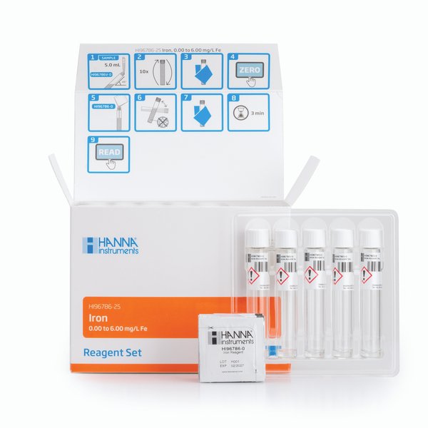 Thuốc Thử Sắt Ống 16mm, 25 lần đo