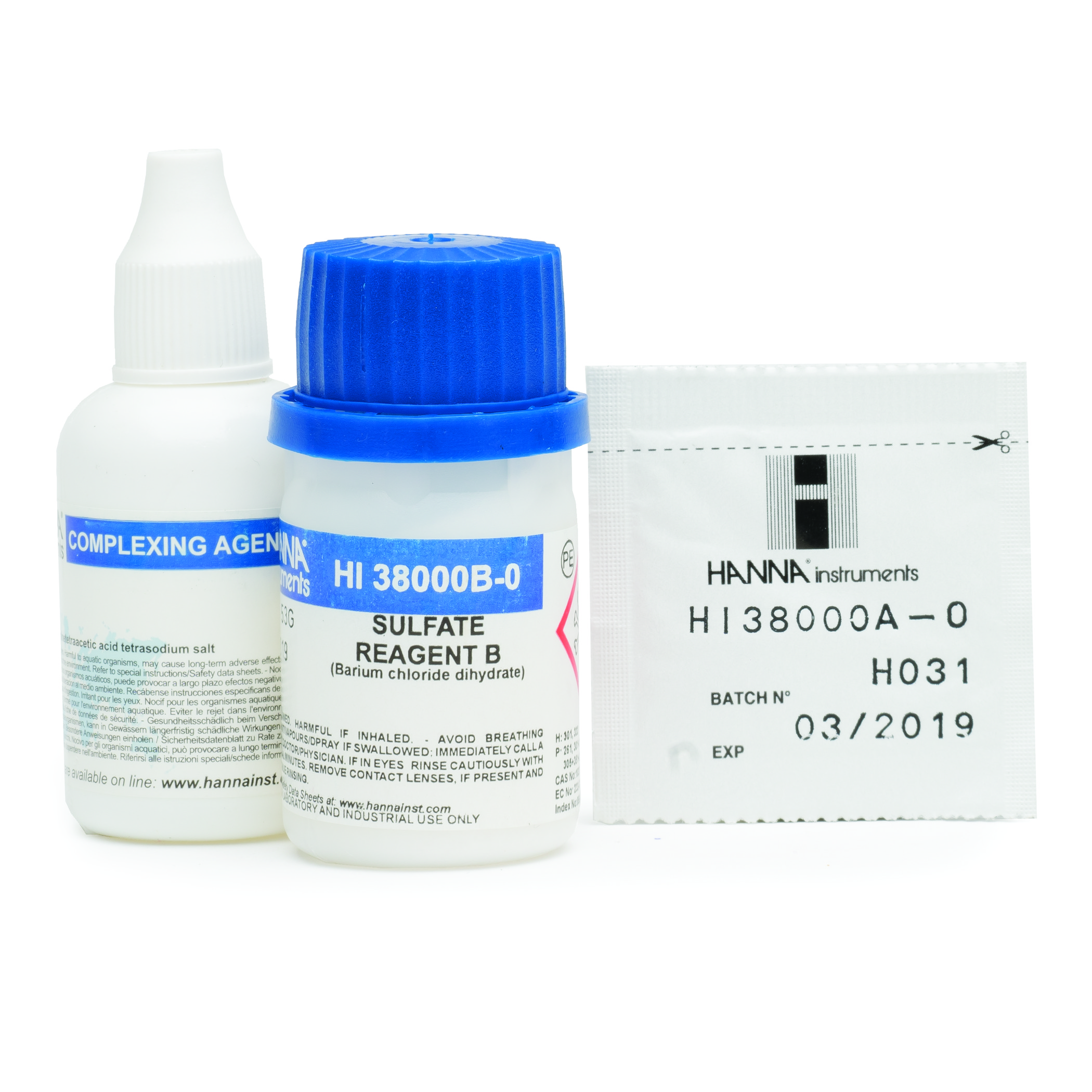 Thuốc Thử Sunfat (20-100mg/L) Cho Test Kit HI38000, 100 Lần Đo