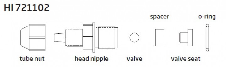 VAN ĐẨY (VAN TRÊN) CỦA BƠM ĐỊNH LƯỢNG, 1 CÁI VAN ĐẨY (VAN TRÊN) CỦA BƠM ĐỊNH LƯỢNG, 1 CÁI