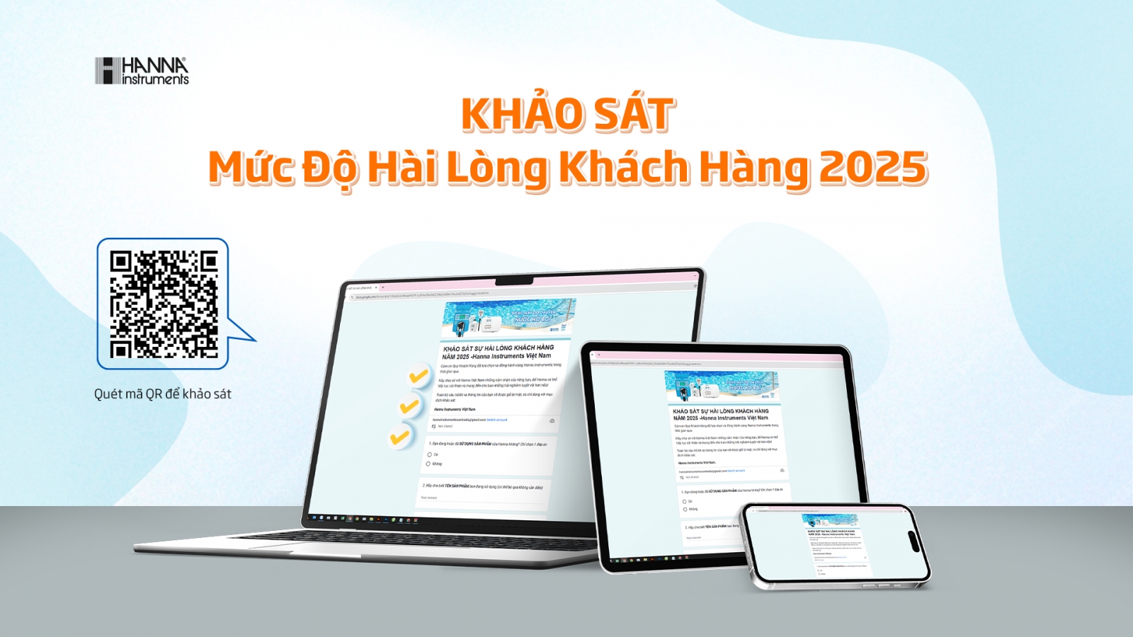 KHẢO SÁT MỨC ĐỘ HÀI LÒNG CỦA KHÁCH HÀNG 2025